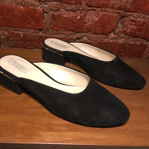 Black Suede Mules - Cole Haan - Laree Mules
